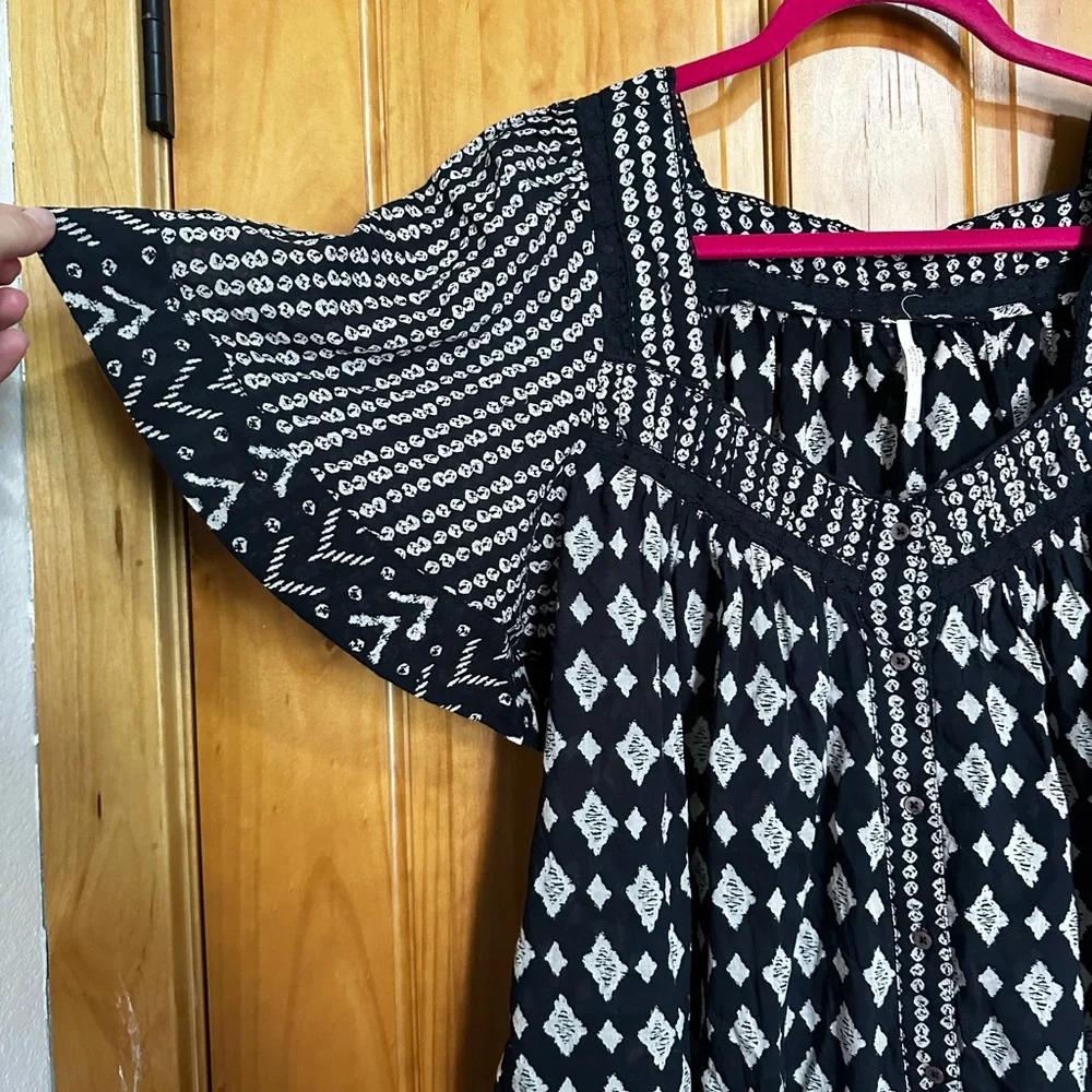 Free People Hearts Desired Printed Mini Dress - Picture 2 of 6